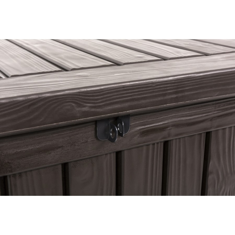 GRADE A1 - Brown Outdoor Strage Box - Rockwood