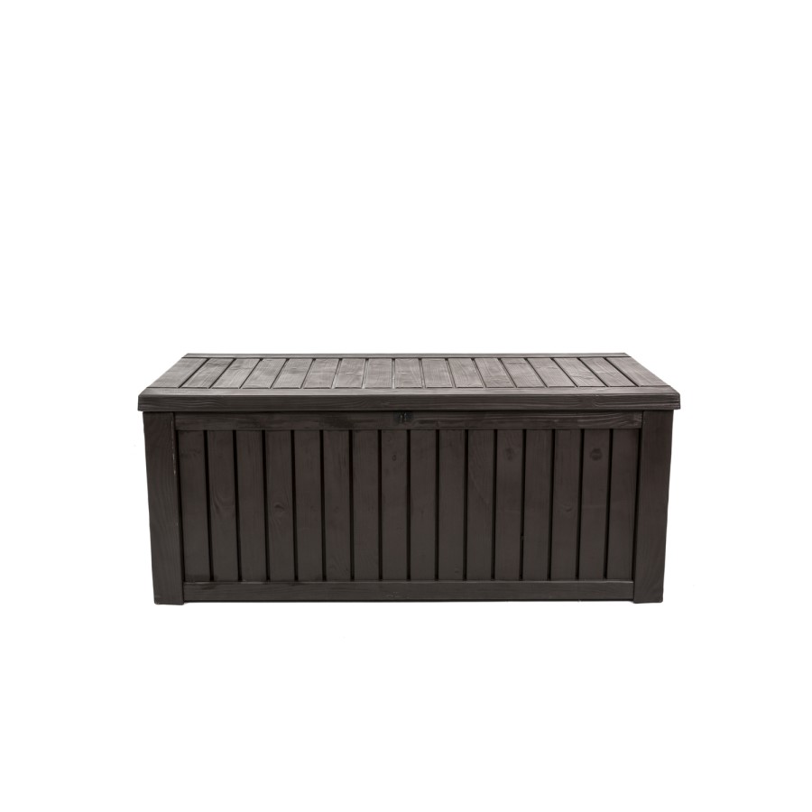 GRADE A1 - Brown Outdoor Strage Box - Rockwood