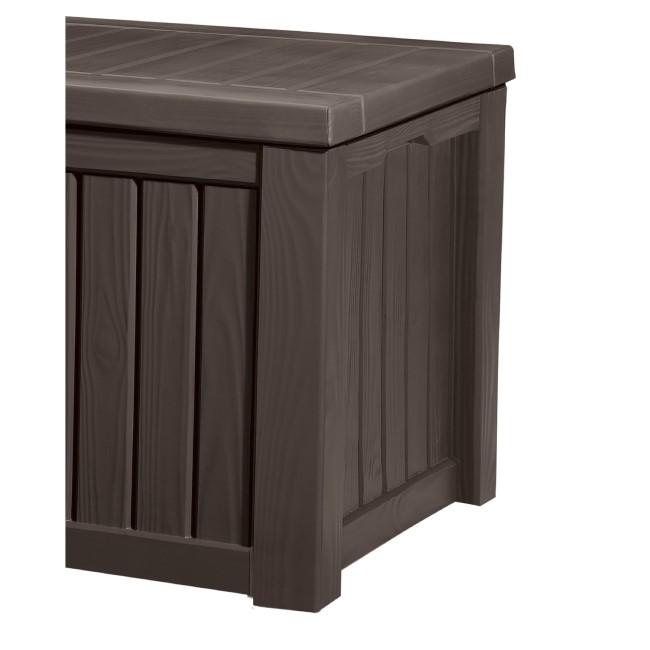 Keter Rockwood Outdoor Brown Storage Box 570L