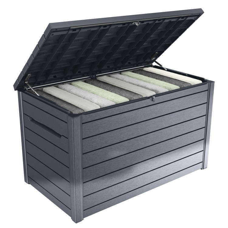 Keter XXL Grey Garden Storage Deck Box 870L