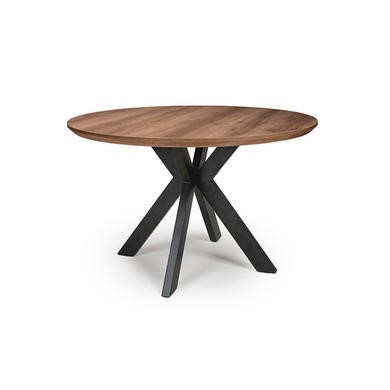 Photo of Liberty walnut round dining table