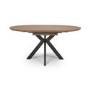 Large Walnut Round Extendable Dining Table - Seats 4-6 - Liberty