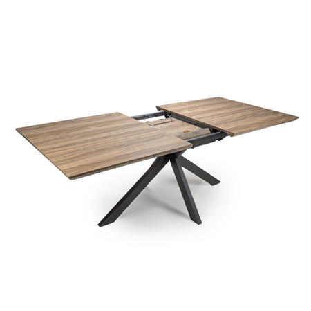 Rectangle Extendable Walnut Dining Table - Seats 6-8 - Liberty