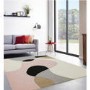 Matrix Abstract Pastel Pink Rug - 120x170cm