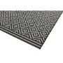 Patio Indoor/Outdoor Black & White Diamond Rug - 200x290cm