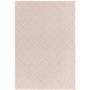 Patio Indoor/Outdoor Pink & White Diamond Rug - 200x290