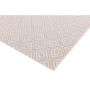 Patio Indoor/Outdoor Pink & White Diamond Rug - 200x290