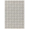 Antibes Indoor/Outdoor Textured Grey and White Rug - 200x290cm
