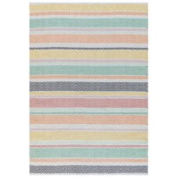 Boardwalk Indoor/Outdoor Pastel Multi Coloured Rug - 200x290cm