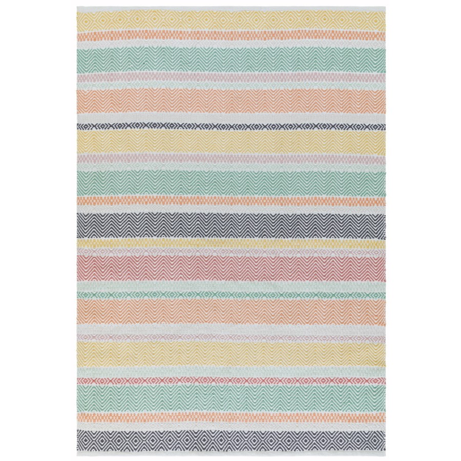 Boardwalk Indoor/Outdoor Pastel Multi Coloured Rug - 200x290cm