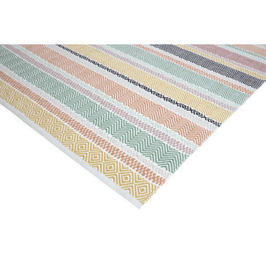 Boardwalk Indoor/Outdoor Pastel Multi Coloured Rug - 200x290cm