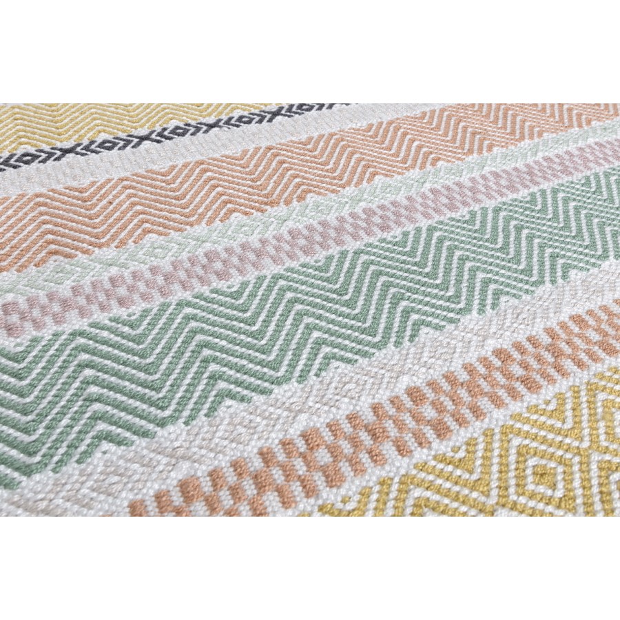 Boardwalk Indoor/Outdoor Pastel Multi Coloured Rug - 200x290cm