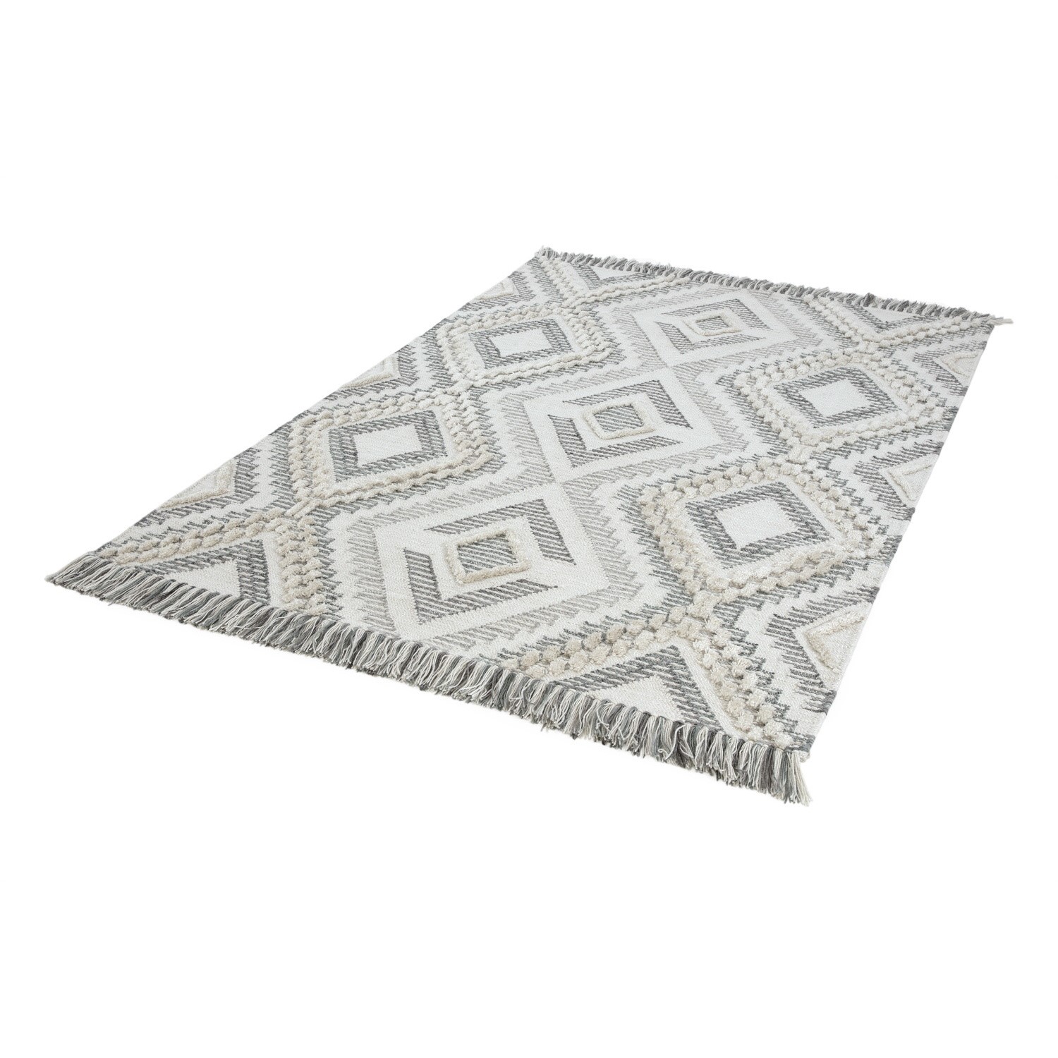 Read more about Carlton indoor/outdoor textured grey rug 200x290cm