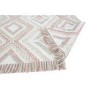 Carlton Indoor/Outdoor Textured Pink & Grey Rug - 200x290cm