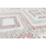 Carlton Indoor/Outdoor Textured Pink & Grey Rug - 200x290cm