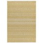Halsey Indoor/Outdoor Mustard & White Geometric Patterned Rug - 200x290cm