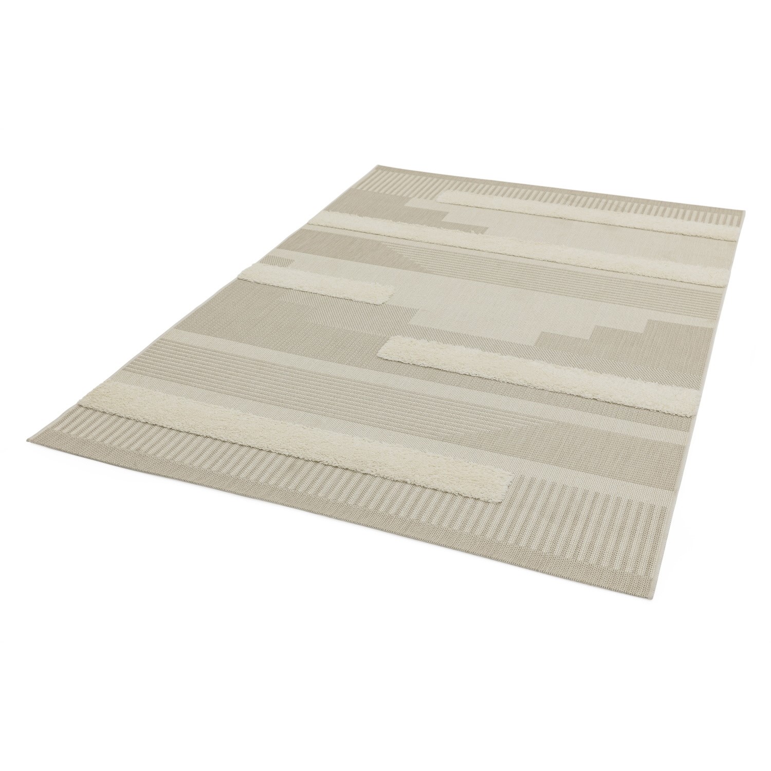 Read more about Monty indoor/outdoor beige & cream geometric rug 200x290cm