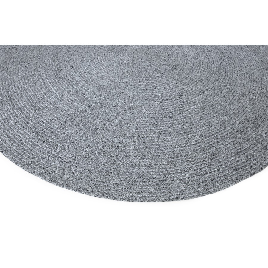 Nico Indoor/Outdoor Grey Round Rug - 200x200cm