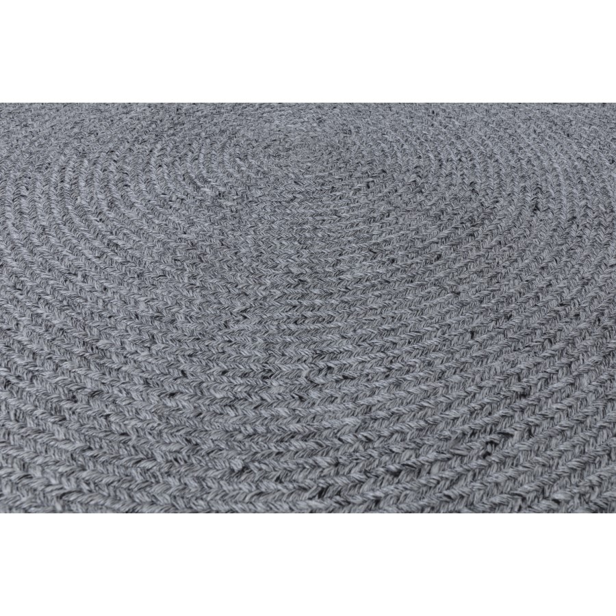 Nico Indoor/Outdoor Grey Round Rug - 200x200cm
