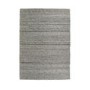 Wool Chunky Knit Grey Rug - 170 x 120 cm - Ripley