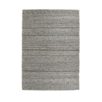 Wool Chunky Knit Grey Rug - 170 x 120 cm - Ripley Wool Chunky Knit Grey Rug - 170 x 120 cm - Ripley