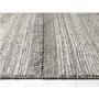 Wool Chunky Knit Grey Rug - 170 x 120 cm - Ripley
