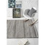 Wool Chunky Knit Grey Rug - 170 x 120 cm - Ripley