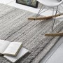 Wool Chunky Knit Grey Rug - 170 x 120 cm - Ripley