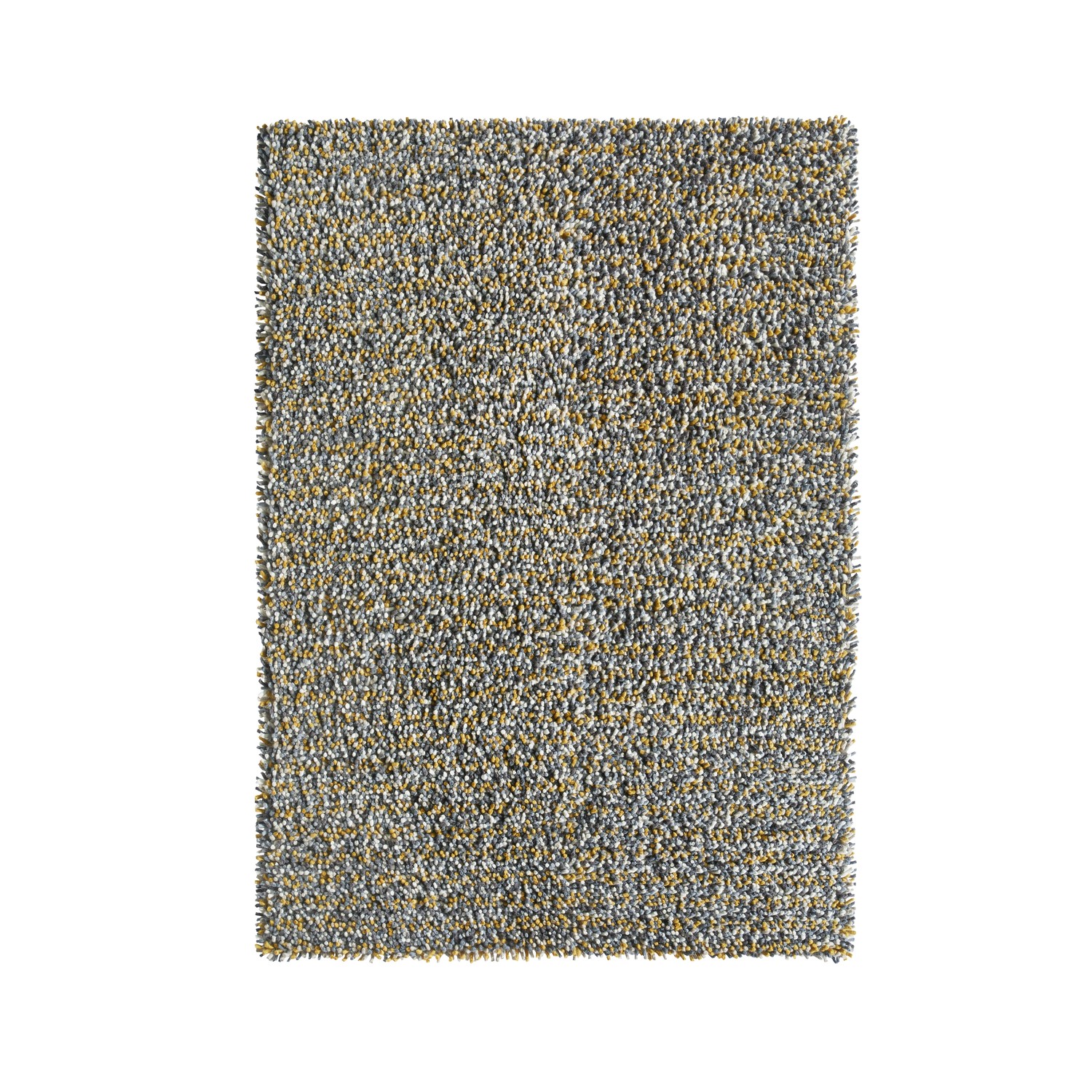 Photo of Ripley rocks shaggy rug in ochre - 160x230cm