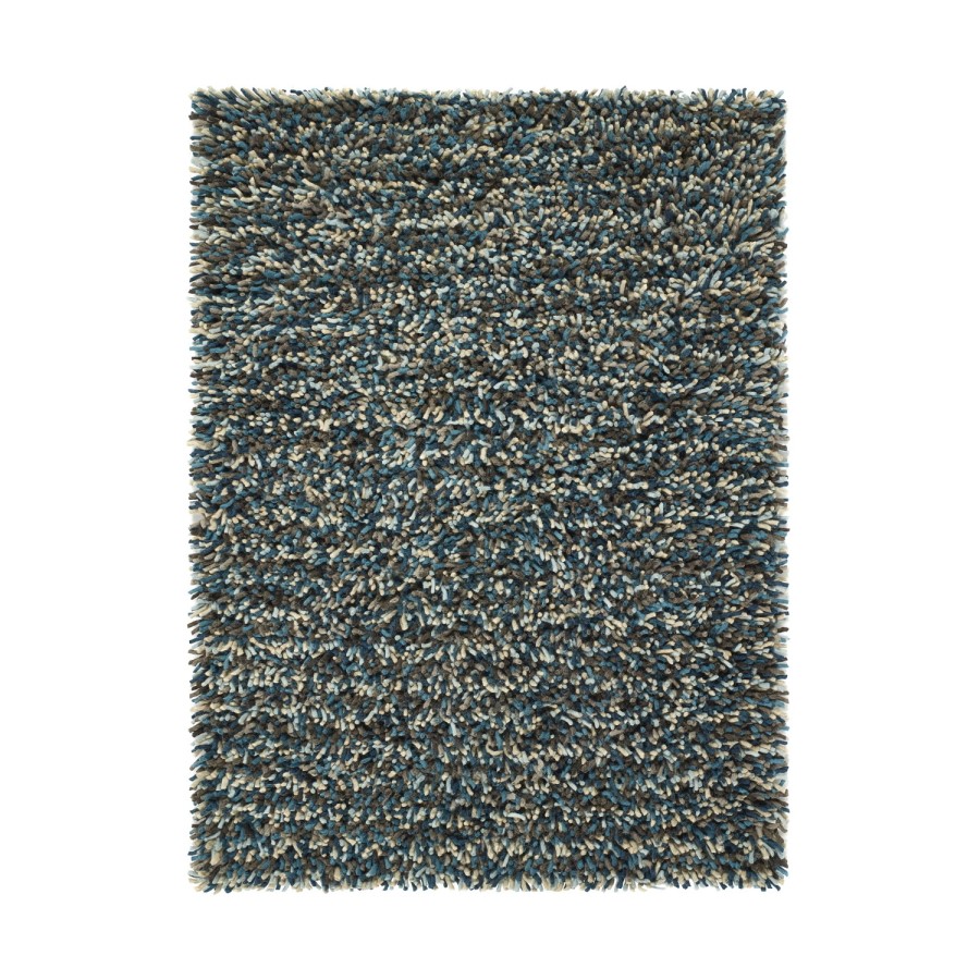 Ripley Rocks Shaggy Rug in Blue - 160x230cm