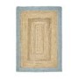Ripley Natural Jute Rug with Blue Border - 160x230cm