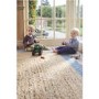 Ripley Natural Jute Rug with Blue Border - 160x230cm