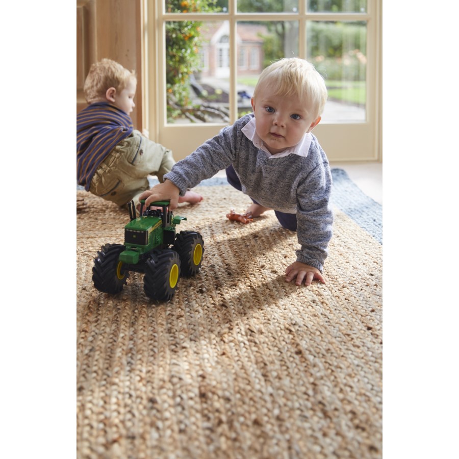 Ripley Natural Jute Rug with Blue Border - 160x230cm