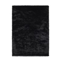 Black Shaggy Rug - 170x120cm - Ripley