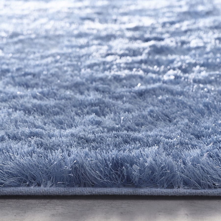 Blue Shaggy Rug - 170x120cm - Ripley