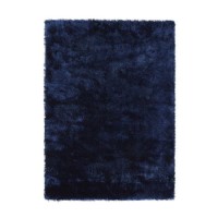 Navy Shaggy Rug - 170x120cm - Ripley