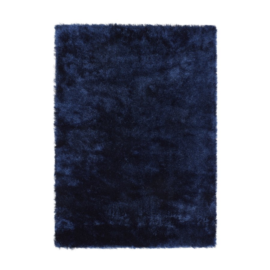 Navy Shaggy Rug - 170x120cm - Ripley