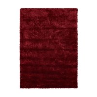 Red Shaggy Rug - 170x120cm - Ripley