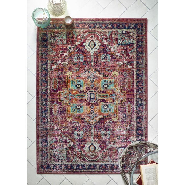 Persian Style Pink Rug - 170 x 120 cm - Granada - Ripley