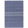 Halsey Indoor/Outdoor Blue & White Geometric Patterned Rug - 200x290cm