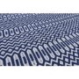 Halsey Indoor/Outdoor Blue & White Geometric Runner Rug - 66x240cm