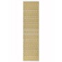 Halsey Indoor/Outdoor Mustard & White Geometric Runner Rug - 66x240cm