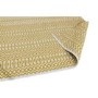 Halsey Indoor/Outdoor Mustard & White Geometric Runner Rug - 66x240cm