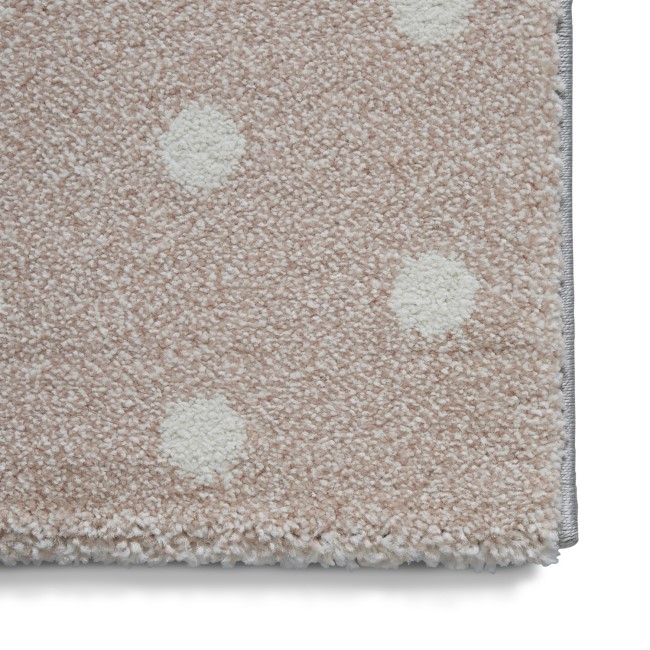 Brooklyn Pink & Grey Kids Rug -  80x150cm