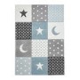 Brooklyn Blue & Grey Kids Rug - 150x80cm