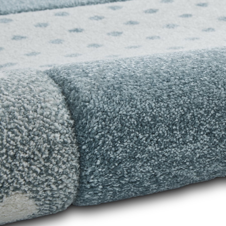 Brooklyn Blue & Grey Kids Rug - 150x80cm