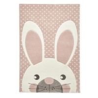 Brooklyn Pink Bunny Kids Rug - 150x80cm