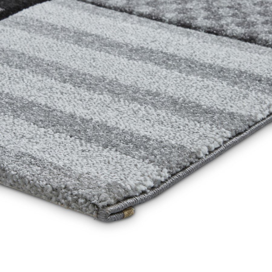GRADE A1 - Brooklyn Grey Kids Rug - 150x80cm