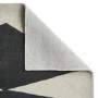 Inaluxe Crystal Black & White Patterned Rug - 120x170cm