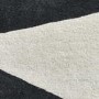 Inaluxe Crystal Black & White Patterned Rug - 120x170cm